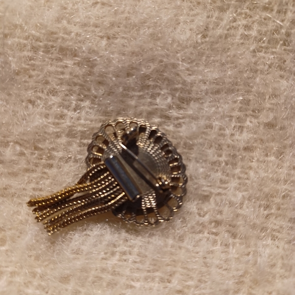 Vintage 1910s car brooch with tassel brooch - Picture 2 of 5